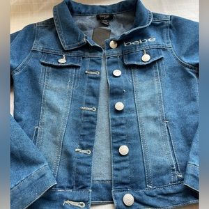 Bebe girls jean jacket